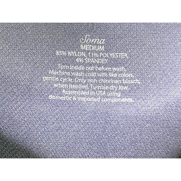 Soma Medium Blue Indigo High Rise Slimming Denim-look Leggings - Picture 4 of 5